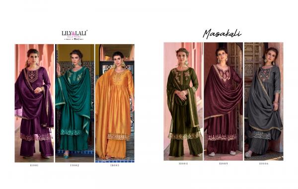 Lily And Lali Masakali Party wear Silk Kurti With Bottom Dupatta Collection